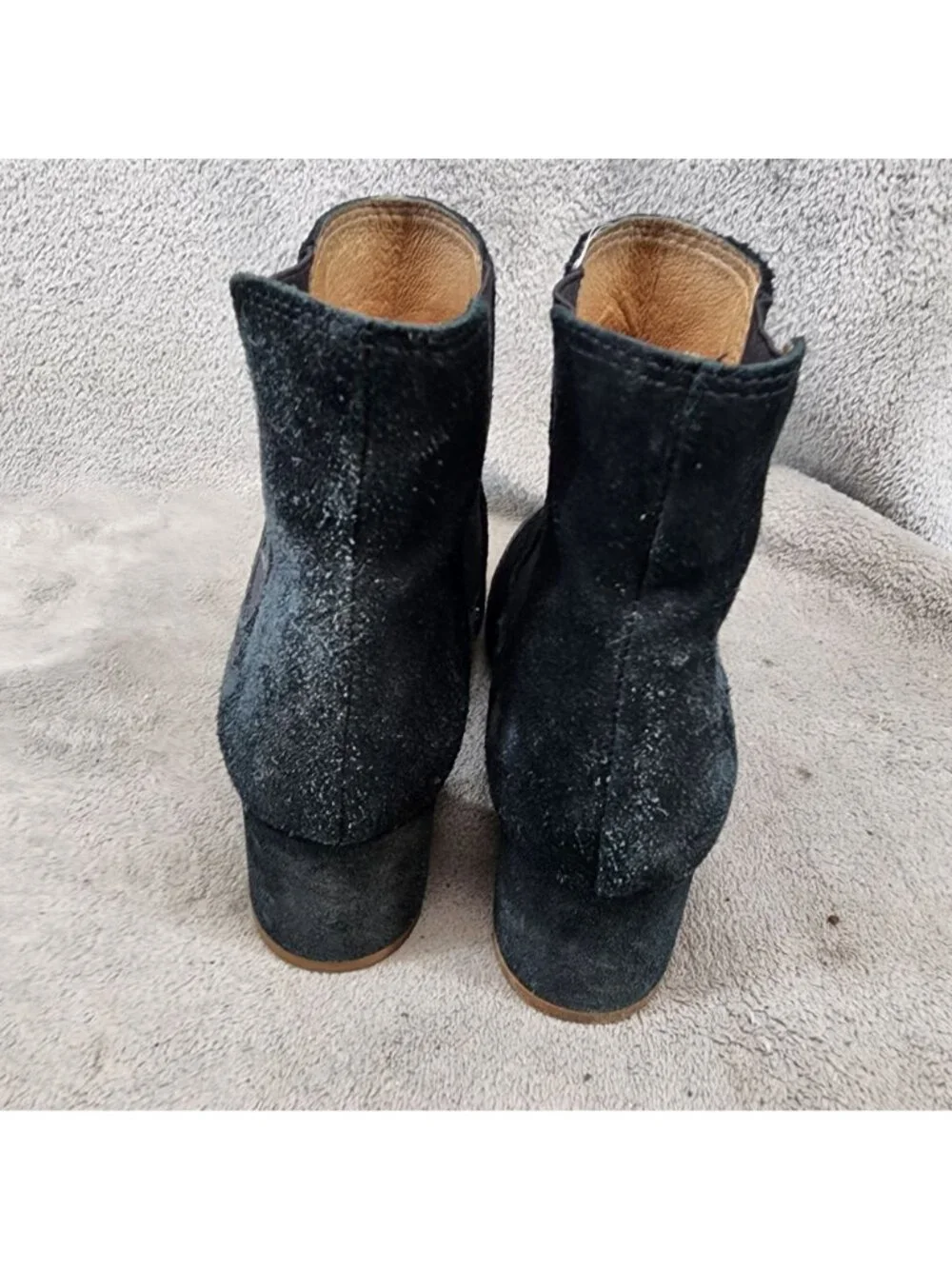 Madewell Shoes Womens Size 8 Walker Black Suede Chelsea Boots *Read*